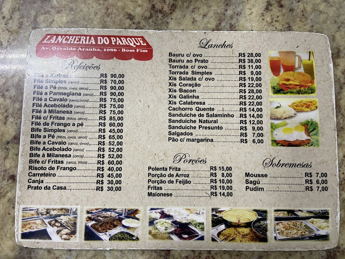 Lancheria do Parque Menu - Image 2